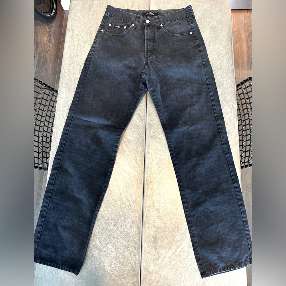 McNeal Clothing Company Men’s Straight Dark Blue 100% Cotton Twill Jeans 31 x 32